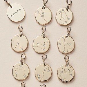 Anthropologie Zodiac TAURUS Decorative Charm Key Chain Book Bag Zipper 🐂🐂🐂🐂